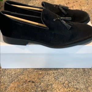 Steve Madden BWAY Black Velvet Loafer